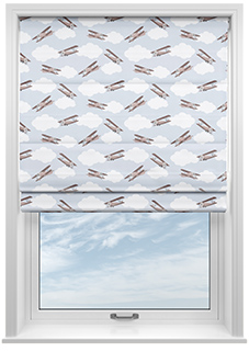 Flying Ace, Baron - Twist&Fit Roman Blind